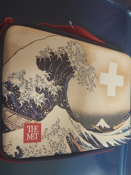 Other - BAND-AID x THE MET Travel Case, Under the Wave Off Kanagawa